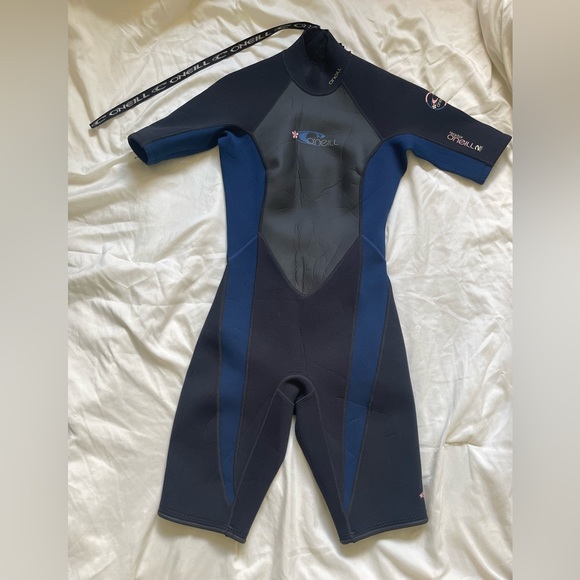 O'Neil Women’s Spring Wetsuit Reactor 2mm Shorty Shortsleeves Back Zip Size 6 - Picture 10 of 10